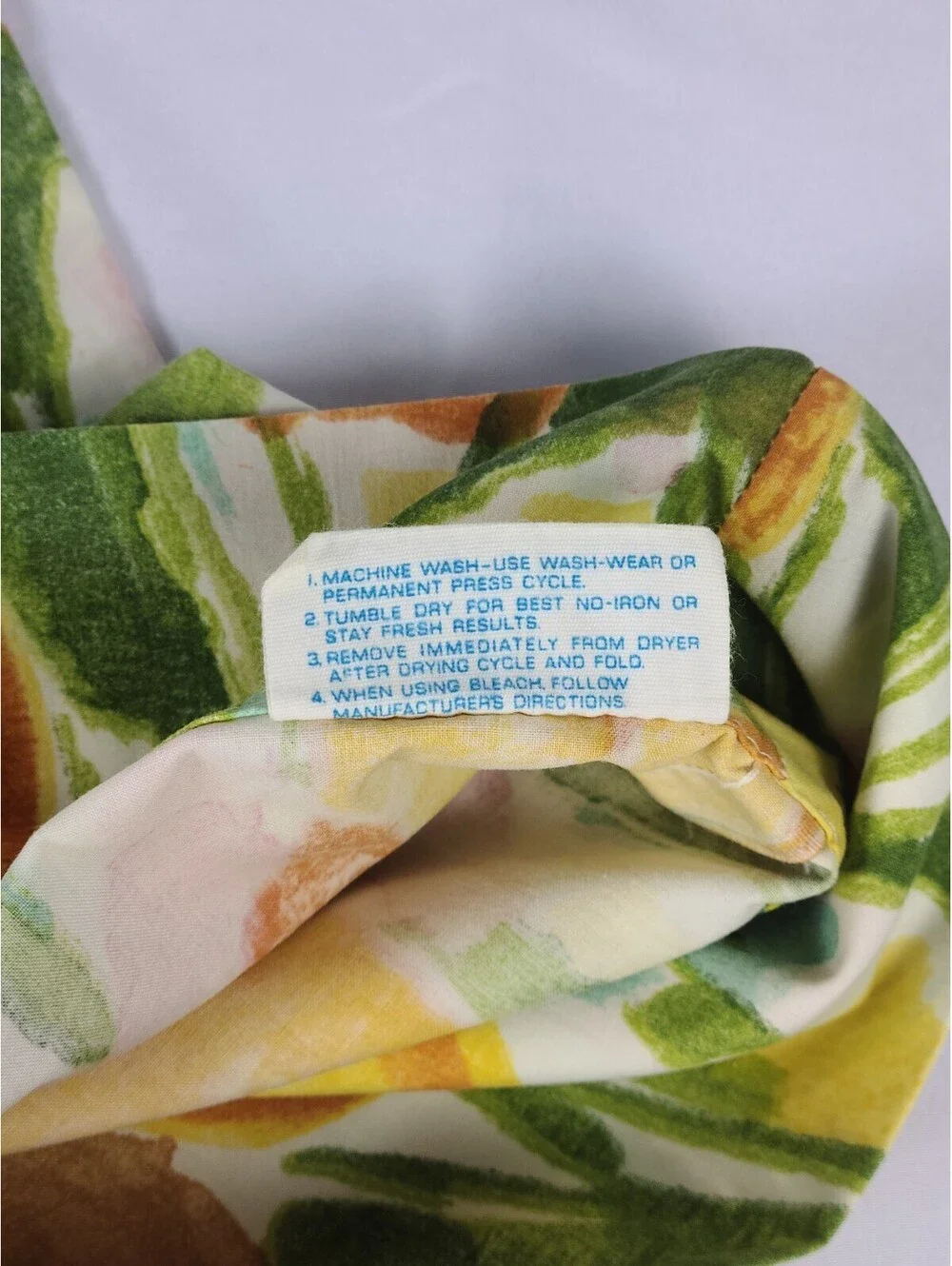 Cannon Yellow Floral Standard Size Pillowcase Pair Stay Fresh Percale
